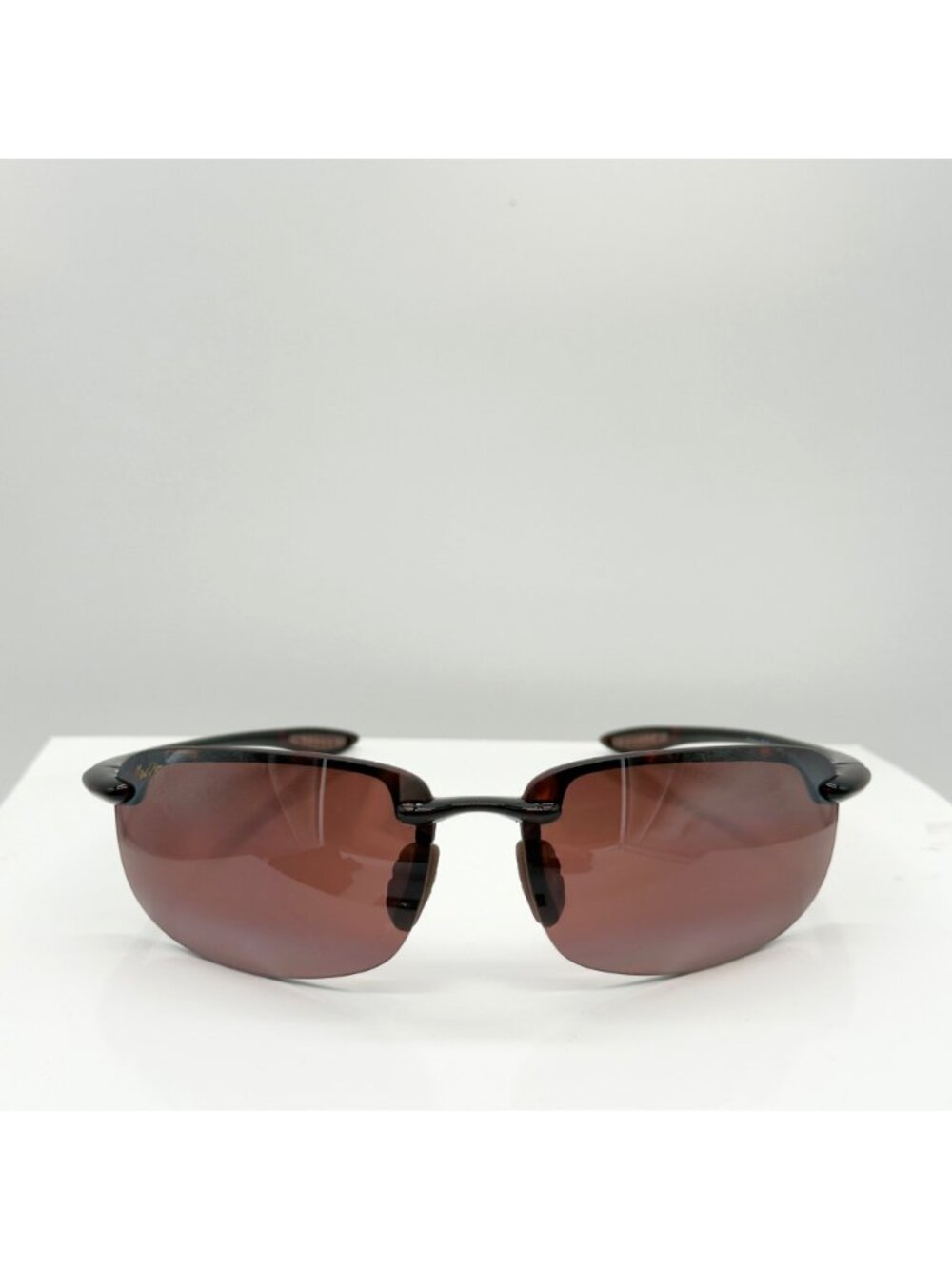 Maui Jim Ho'Okipa Sunglasses MJ407-10 Rose Lens 64-17-130 READ - Picture 2 of 12